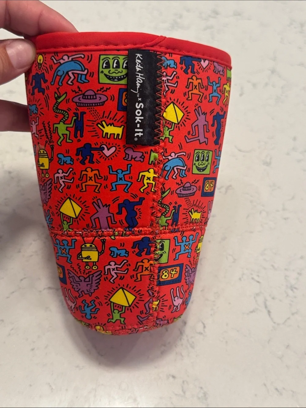 Sok-It x Keith Hering Neoprene Drink Sleeve Large - 30-32 Oz